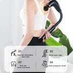 Smart Fascia Massage Gun – 9-Speed Deep Tissue Percussion Massager for Muscle Recovery