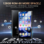 5” Android 13 MP3/MP4 Player with 128GB Storage – WiFi & Bluetooth Touchscreen Music Player with Apps