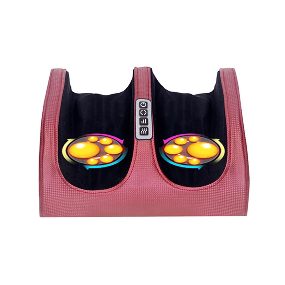 Shiatsu Foot & Calf Massager with Heat – Deep Tissue Kneading Roller for Pain Relief & Relaxation