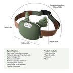4D Bionic Neck & Shoulder Massager – Wireless Trapezius Kneading with Deep Tissue Finger Massage