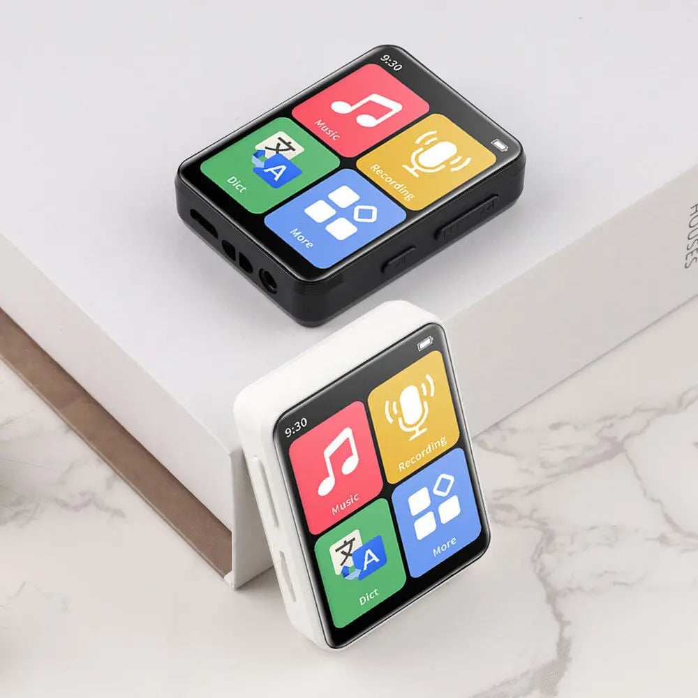 Mini MP3/MP4 Player with Bluetooth 5.0 – 2” Touch Screen HiFi Music Player with FM Radio