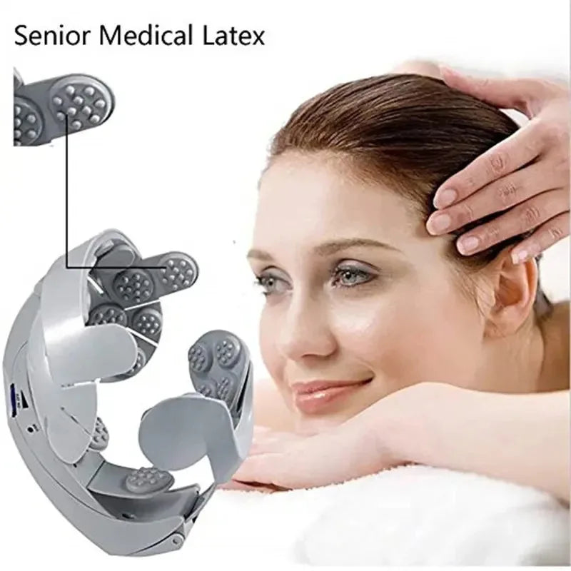 Adjustable Head Massager – Multi-Mode Scalp & Acupressure Massage Device for Relaxation