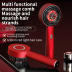 Electric Scalp Massager Comb with Red Light – 3 Modes Hair Growth Stimulator & Oil Applicator