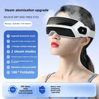 Steam Eye Massager with Bluetooth Music – Air Compression, Vibration & Foldable Smart Eye Care