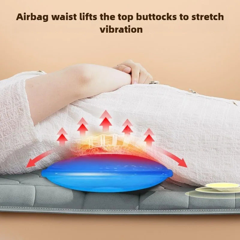 Full Body Massage Mattress with Heat – Airbag Compression, Kneading & Vibration for Neck, Back & Legs
