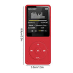 Portable MP3/MP4 Player with Bluetooth & FM Radio – USB Rechargeable Walkman with Recording & E-Book Support