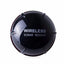 Top view of the black rechargeable castable sonar sensor on a clean white background